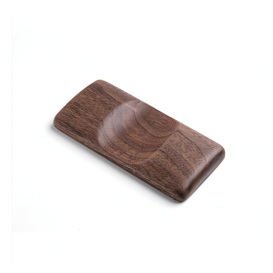 Walnut Wood Mouse Wrist Rest – Handcrafted Wrist Support with Center Groove