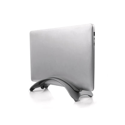 Vertical Aluminum Laptop Stand for Desk Setup - Fits 13-16" MacBook